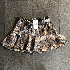 Zara snake print mini.